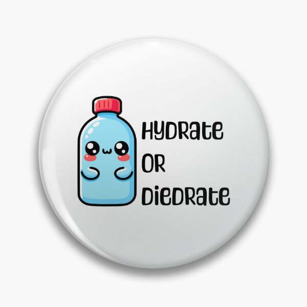 Item preview, Hydrate Or Diedrate! Cute Water Bottle Pun designed and sold by PMCreative.