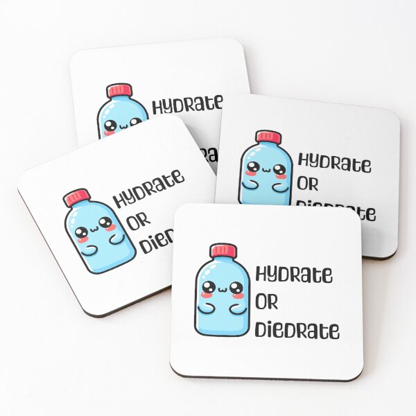 Item preview, Hydrate Or Diedrate! Cute Water Bottle Pun designed and sold by PMCreative.