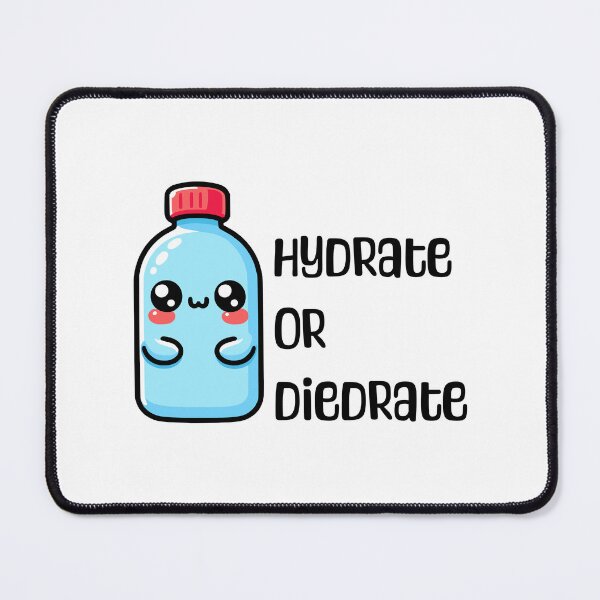 Item preview, Hydrate Or Diedrate! Cute Water Bottle Pun designed and sold by PMCreative.