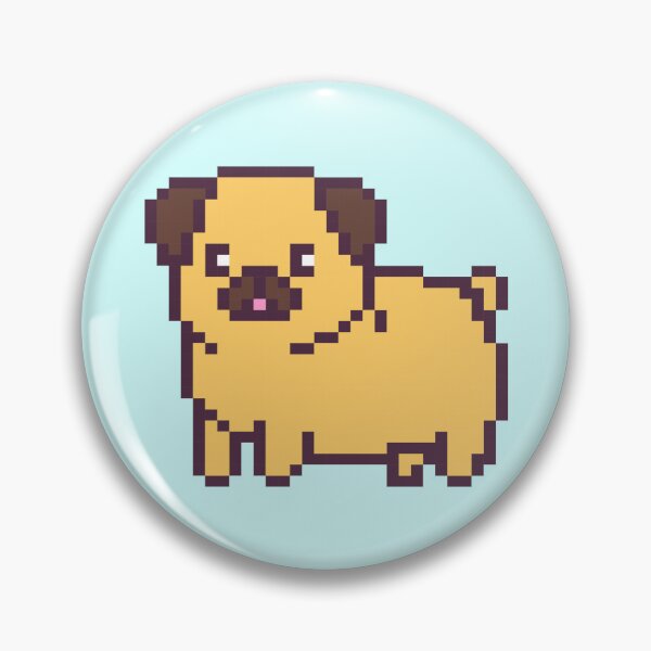 Item preview, Pixel Art Pug  designed and sold by uxcomshop.