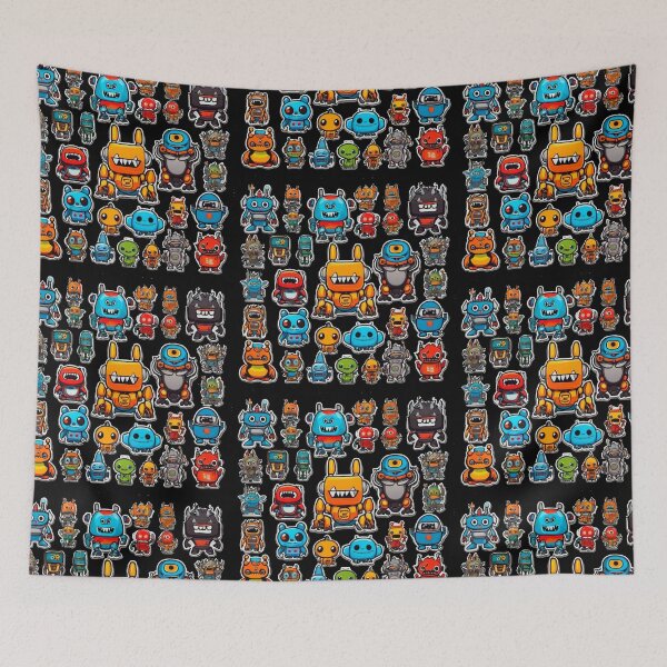 Item preview, “RoboFusion: A Symphony of Colors” designed and sold by Thaivi Design.
