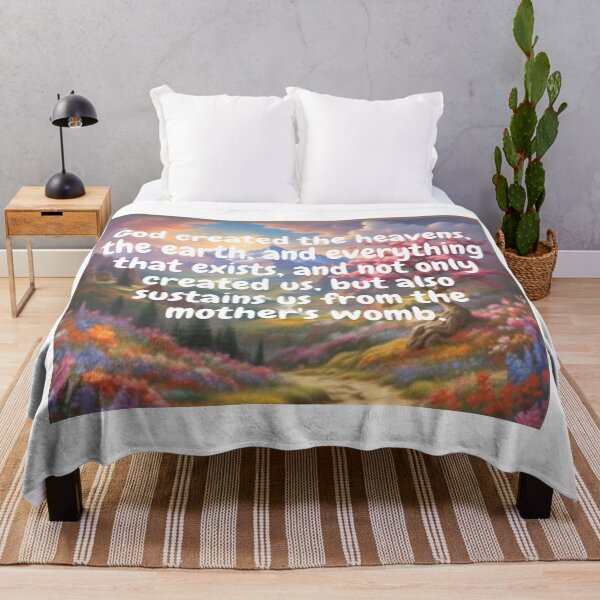 Item preview, Mountain Scene with Blossoming Path and Inspirational Quote designed and sold by eprojetoas.
