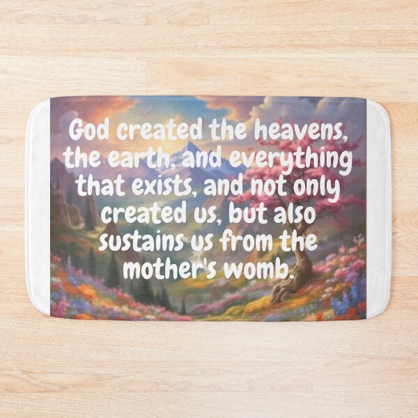 Item preview, Mountain Scene with Blossoming Path and Inspirational Quote designed and sold by eprojetoas.