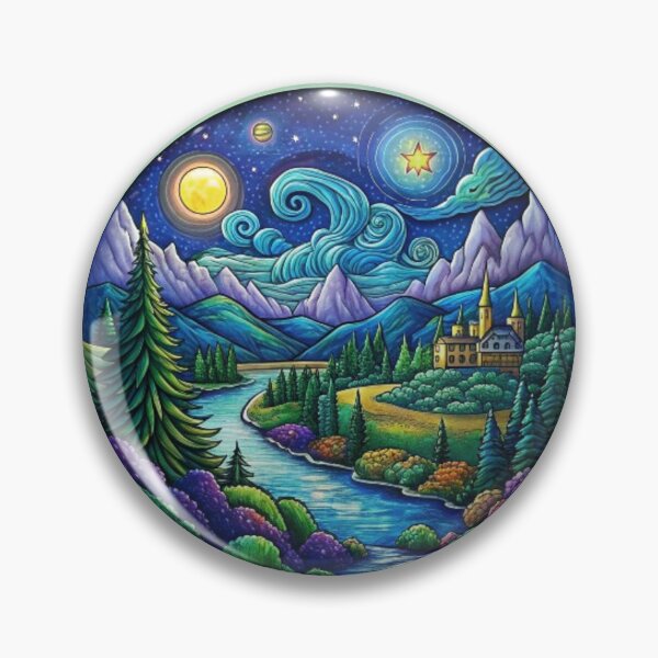 Item preview, Impressive night view designed and sold by catcraftss.
