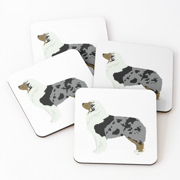 Item preview, Blue Merle Stacked Australian Shepherd Aussie designed and sold by MC Cranberry.
