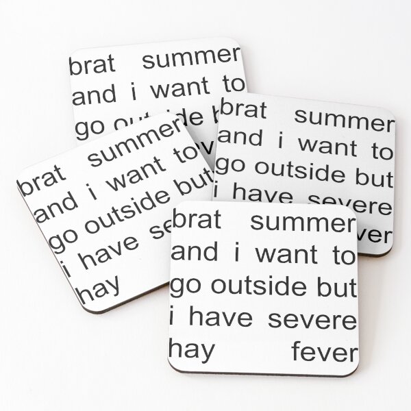 Item preview, brat summer but i have hay fever  designed and sold by Grated Parm.