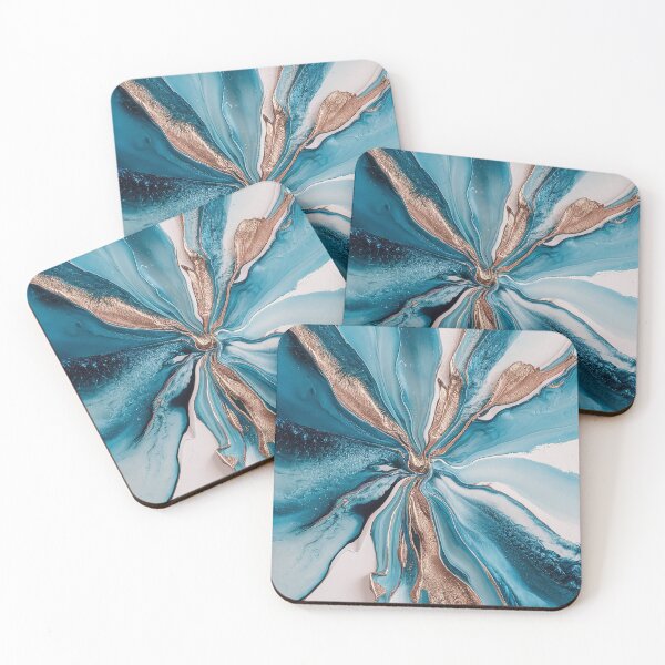 Item preview, Blue And Gold Marble Wall Art Prints, Abstract Wall Art designed and sold by BajoTShop.