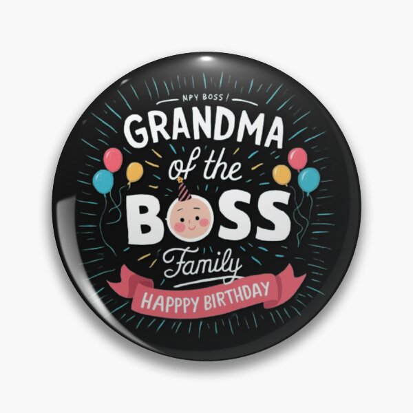 Item preview, Grandma Of The Boss Birthday Boy Baby Family Decorations designed and sold by SztylishDesigns.