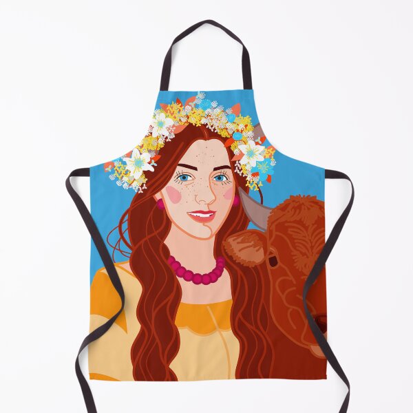 Item preview, A young girl with long brown hair designed and sold by Kosinskaya.