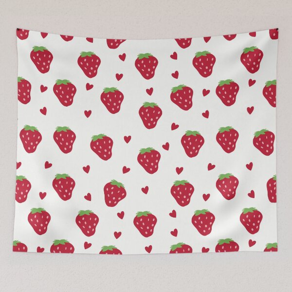 Item preview, Strawberry Pattern  designed and sold by WanderlustCoCo.