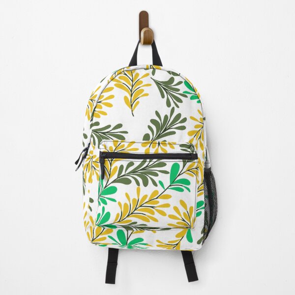 Item preview, Seasonal Nature Décor: Leaves Background with Floral Plant Design. designed and sold by SoulthreadzStudio.