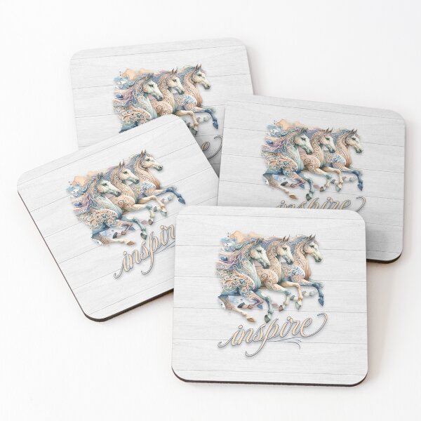 Item preview, Inspire with Ornate Horses designed and sold by Debbie Schulte.