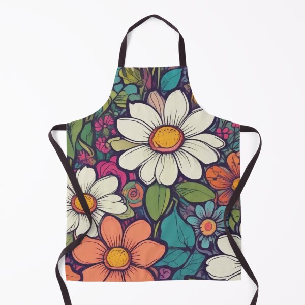 Item preview, Retro flowers designed and sold by GasconyPassion.
