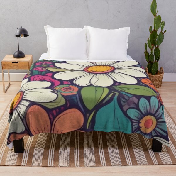 Item preview, Retro flowers designed and sold by GasconyPassion.