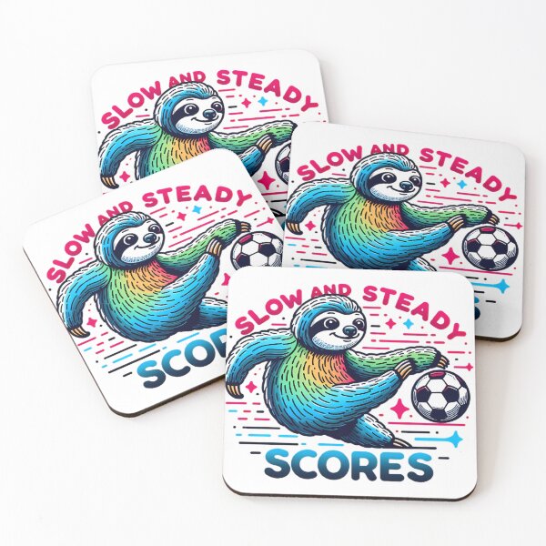 Item preview, Soccer Sloth Goal - Slow and Steady Scores designed and sold by beyazart.