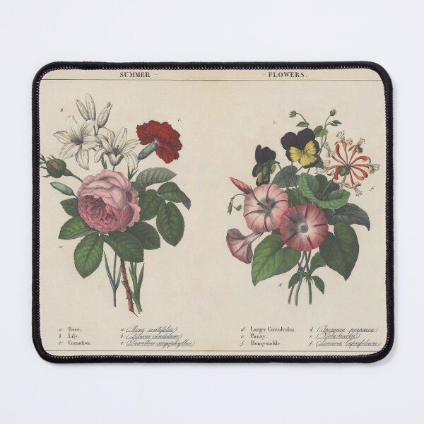 Item preview, Vintage Botanical Summer Flowers designed and sold by newnouveau.