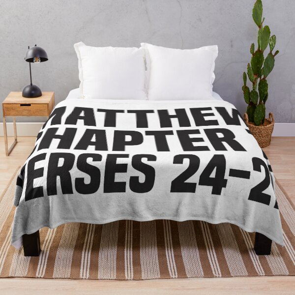 Item preview, Matthew Chapter 7 Verse 24-27 - Bible Quote designed and sold by Vector-Artist.