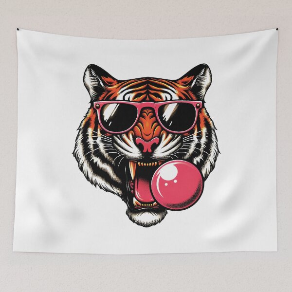 Item preview, Tiger Shirt Women Tiger Face Wild Animal Cute Tiger designed and sold by Almasrigroup.