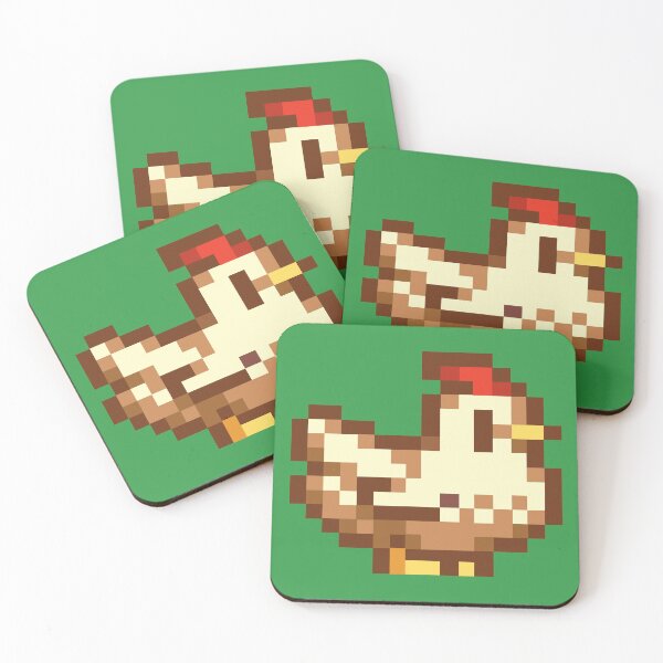 Item preview, Tan Stardew Valley Chicken designed and sold by SpottedPetals.