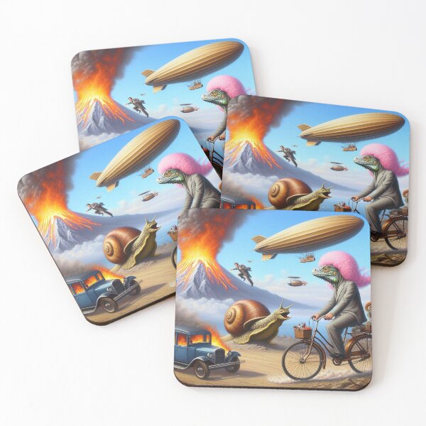 Item preview, Eruption of the Absurd Surreal T-shirt designed and sold by Grindcorer.