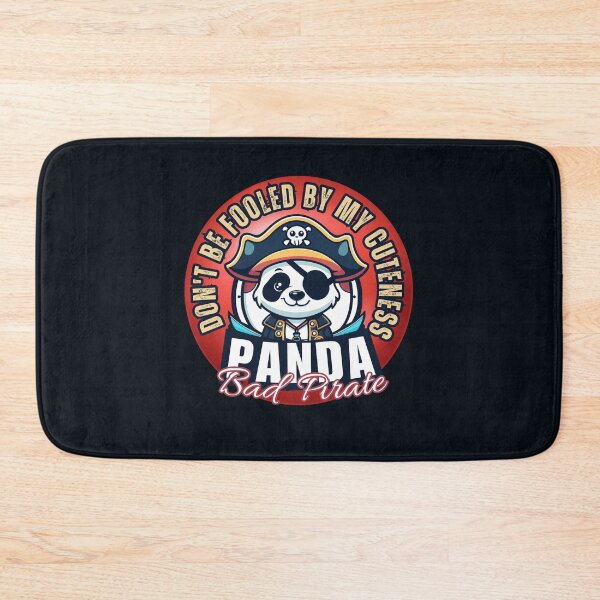 Item preview, Don't be fooled by my cuteness, pirate panda designed and sold by antcpjr682.