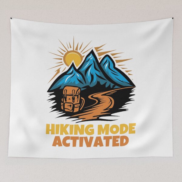 Item preview,  Hiking Mode Activated Vintage Hiking Camping Nature Outdoors designed and sold by MALIKABO.