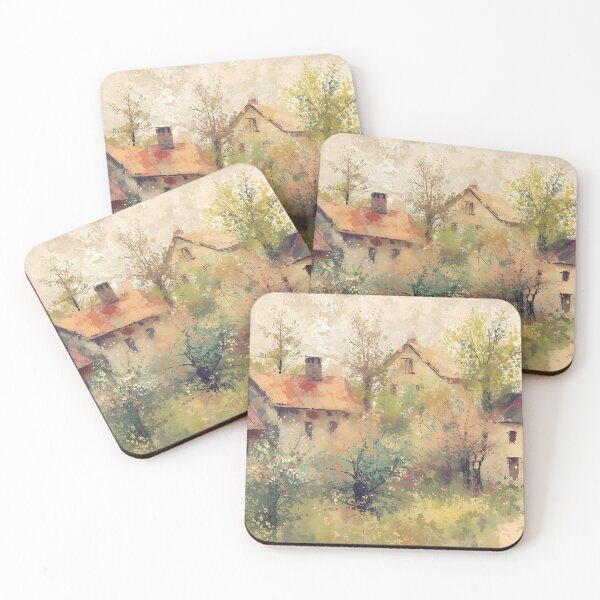 Item preview, Spring Houses - Rustic Seasons designed and sold by KootenayDesigns.
