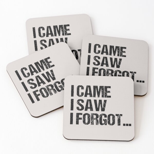 Item preview, I came I saw I forgot Vintage designed and sold by seagullz.