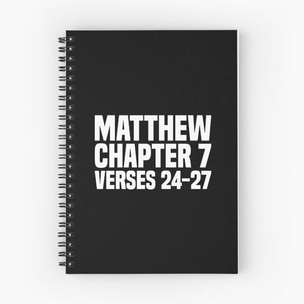 Item preview, Matthew Chapter 7 Verse 24-27 - Scripture Quote designed and sold by Vector-Artist.
