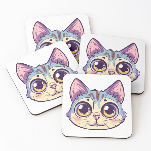 Item preview, Kawaii cat v14 designed and sold by Stickio.