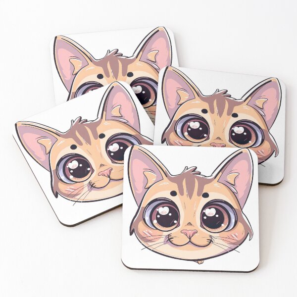Item preview, Kawaii cat v16 designed and sold by Stickio.