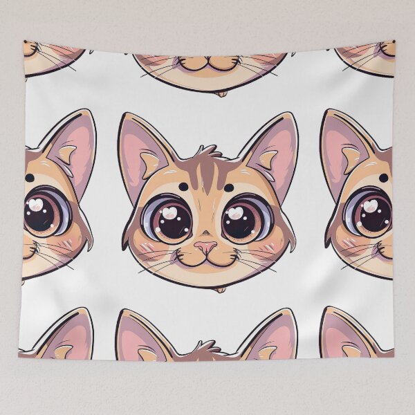 Item preview, Kawaii cat v16 designed and sold by Stickio.