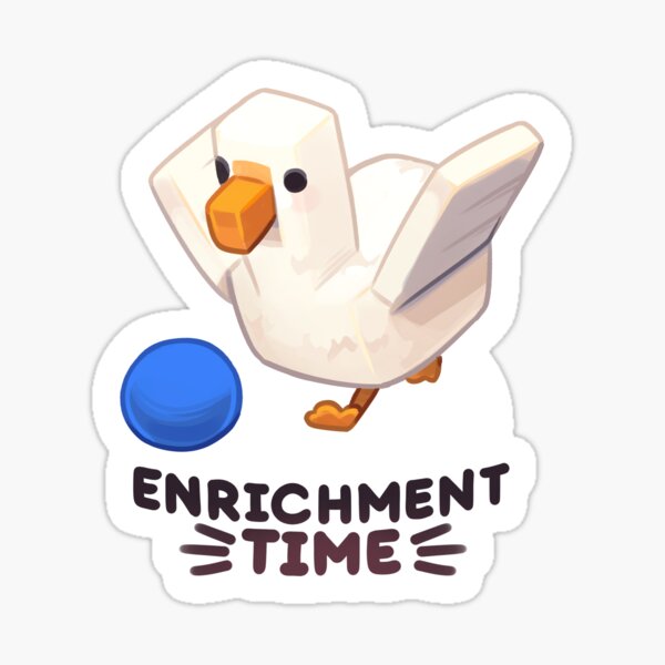 Item preview, Enrichment Time Duck designed and sold by StarfishInc.