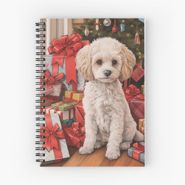 Item preview, Bolognese Dog at Christmas designed and sold by Samuelsboro.