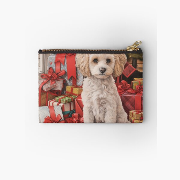Item preview, Bolognese Dog at Christmas designed and sold by Samuelsboro.