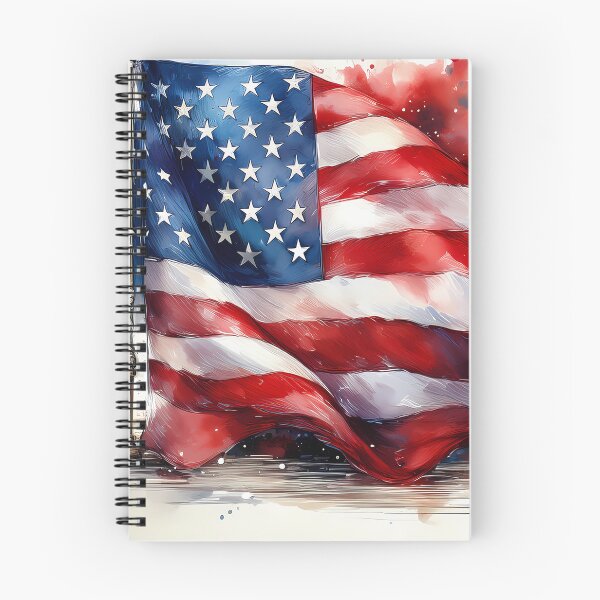 Item preview, American Flag art for t-shirt design designed and sold by DahiyaTees.