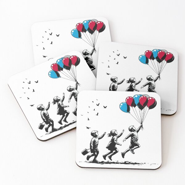 Item preview, Banksy Girl with Balloons designed and sold by devonclemon.