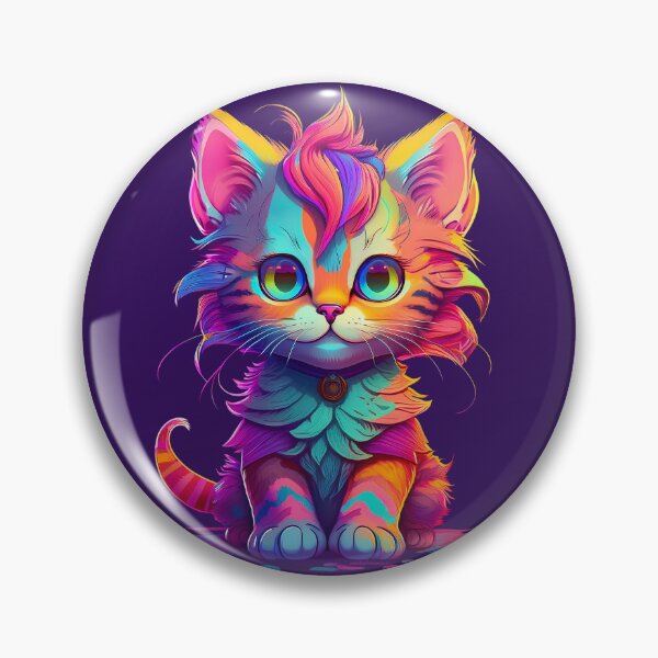 Item preview, Cute Fluffy Cat - Colorful Style - Character Collection designed and sold by monkeybusiness.pt.
