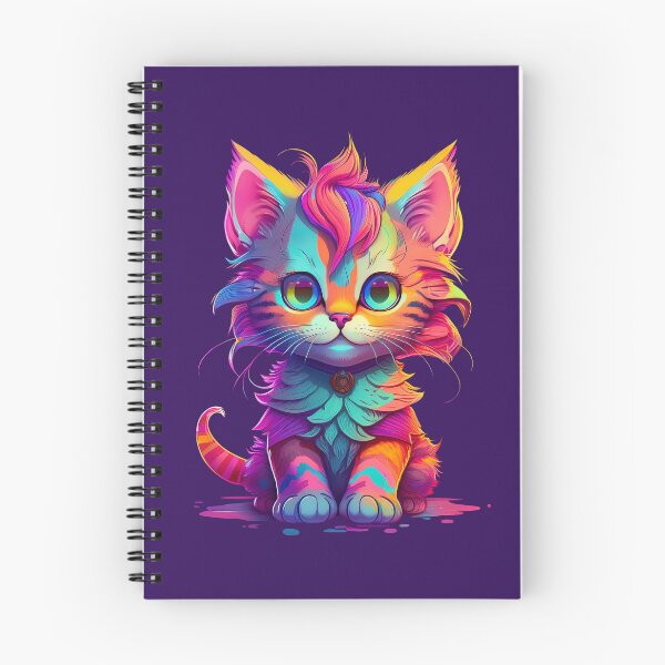Item preview, Cute Fluffy Cat - Colorful Style - Character Collection designed and sold by monkeybusiness.pt.