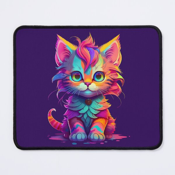 Item preview, Cute Fluffy Cat - Colorful Style - Character Collection designed and sold by monkeybusiness.pt.