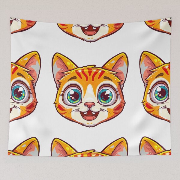Item preview, Kawaii cat v22 designed and sold by Stickio.