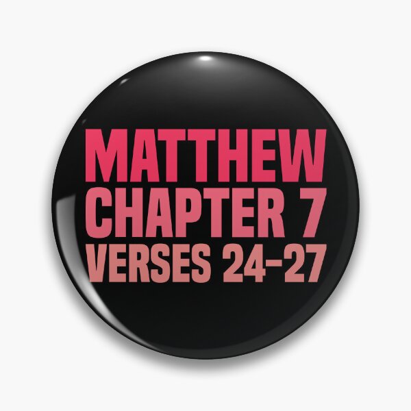 Item preview, Matthew Chapter 7 Verse 24-27 - Holy Bible designed and sold by Vector-Artist.