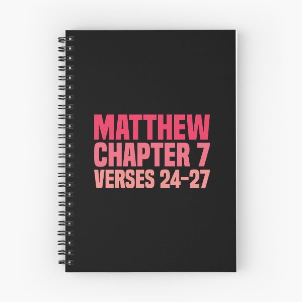 Item preview, Matthew Chapter 7 Verse 24-27 - Holy Bible  designed and sold by Vector-Artist.