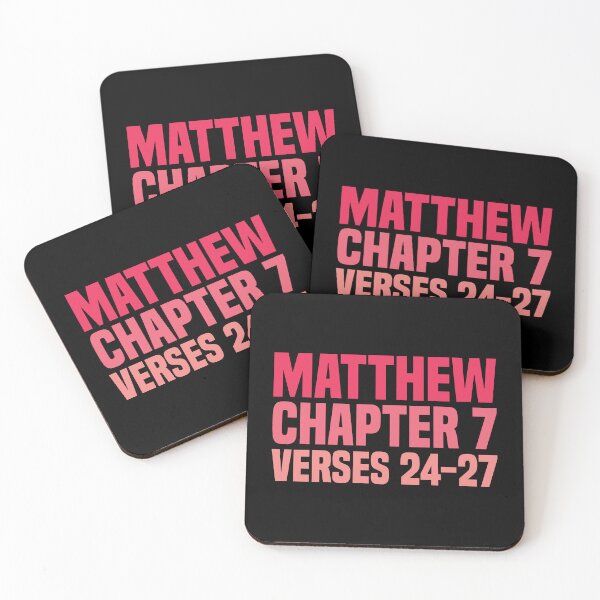 Item preview, Matthew Chapter 7 Verse 24-27 - Holy Bible  designed and sold by Vector-Artist.