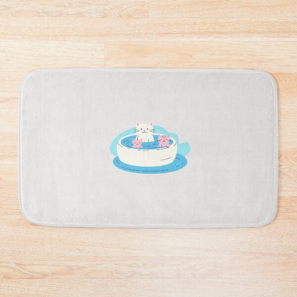 Item preview, CATS IN THE POOL, CAT, POOL designed and sold by GOLDENGARDENART.