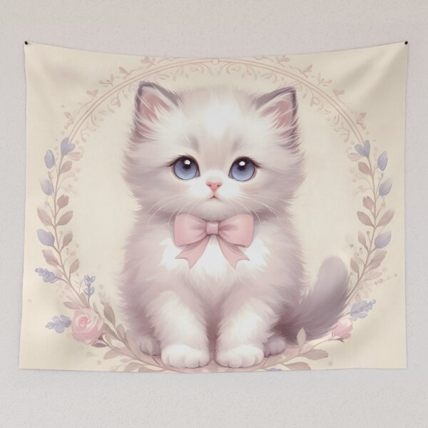 Item preview, Coquette Ragdoll Kitten designed and sold by 123Rainbow.