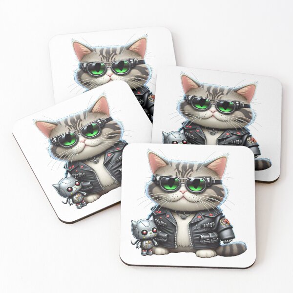 Item preview, Terminator Cat designed and sold by alllyxispace.