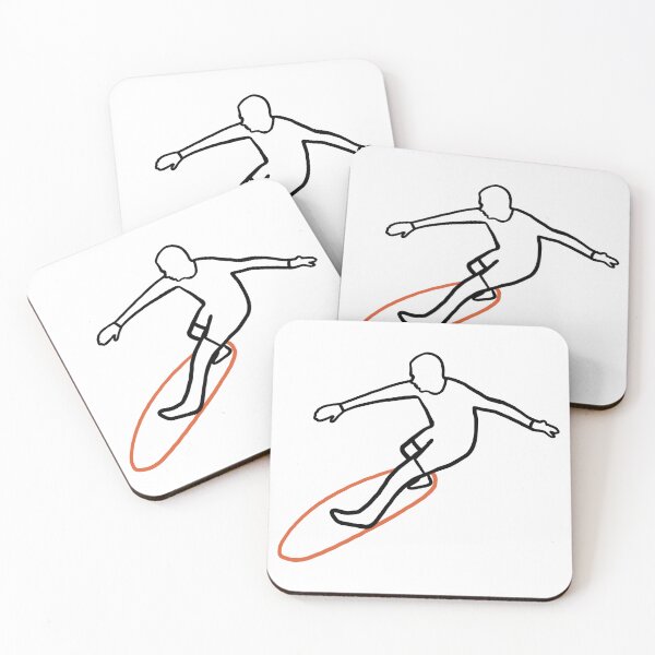 Item preview, Olympics surfing (orange) designed and sold by Ally Designs.