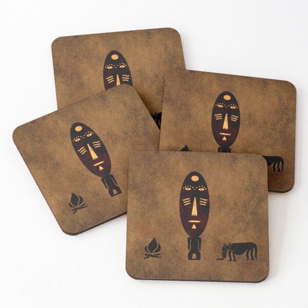 Item preview, African abstract tribal ethnic art designed and sold by Alexaltay.