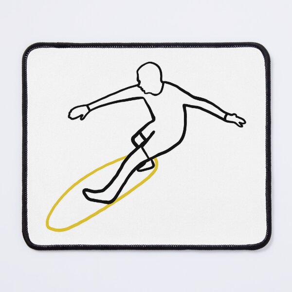 Item preview, Olympics surfing (yellow) designed and sold by Ally Designs.